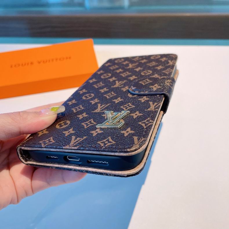 Louis Vuitton Iphone Folio Wallet Case 11 12 13 14 15 16 Pro Max Plus Series