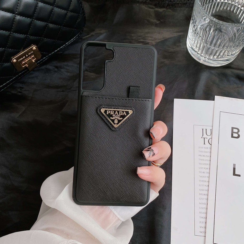 Fashion Leather Samsung Designer Phone Case For S 20 21 22 Plus Ultra