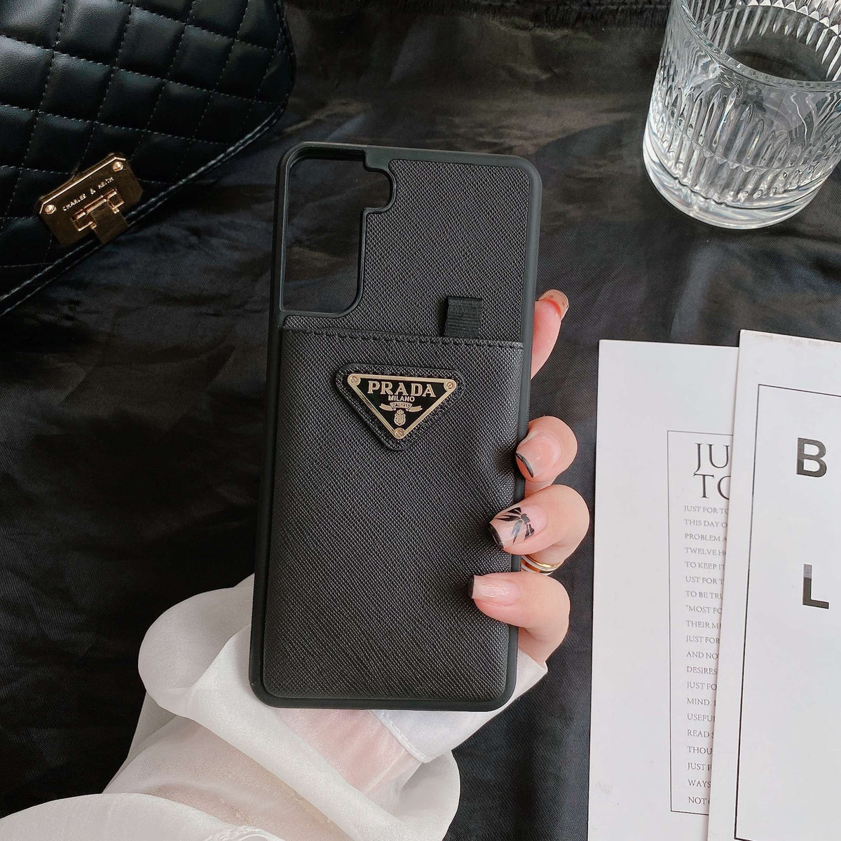 Fashion Leather Samsung Designer Phone Case For S 20 21 22 Plus Ultra