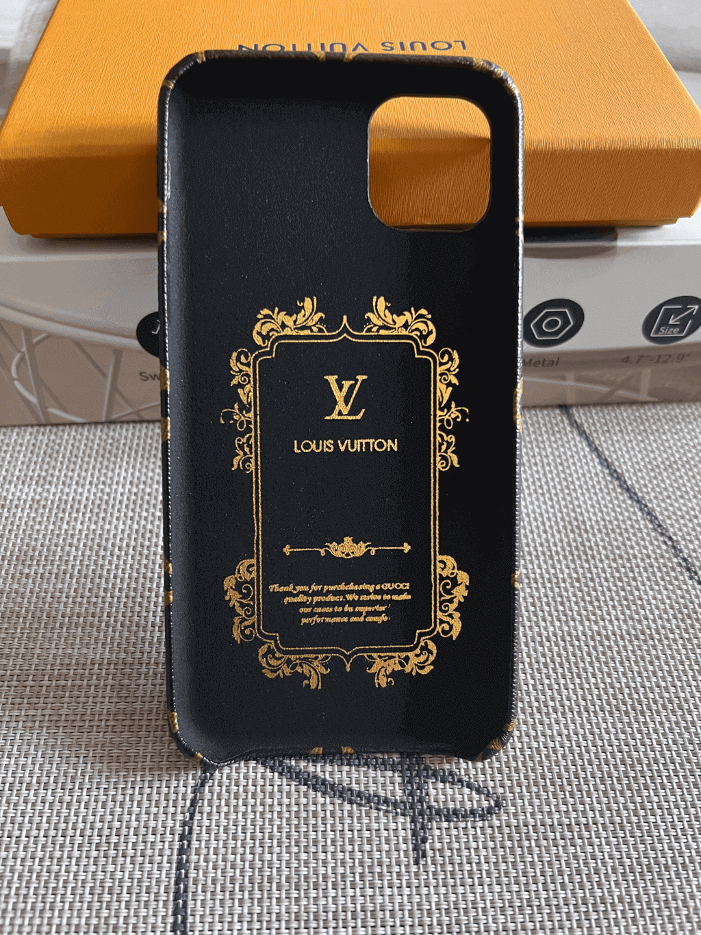 Monogram Leather Phone Case For Iphone 11 12 13 Pro Max