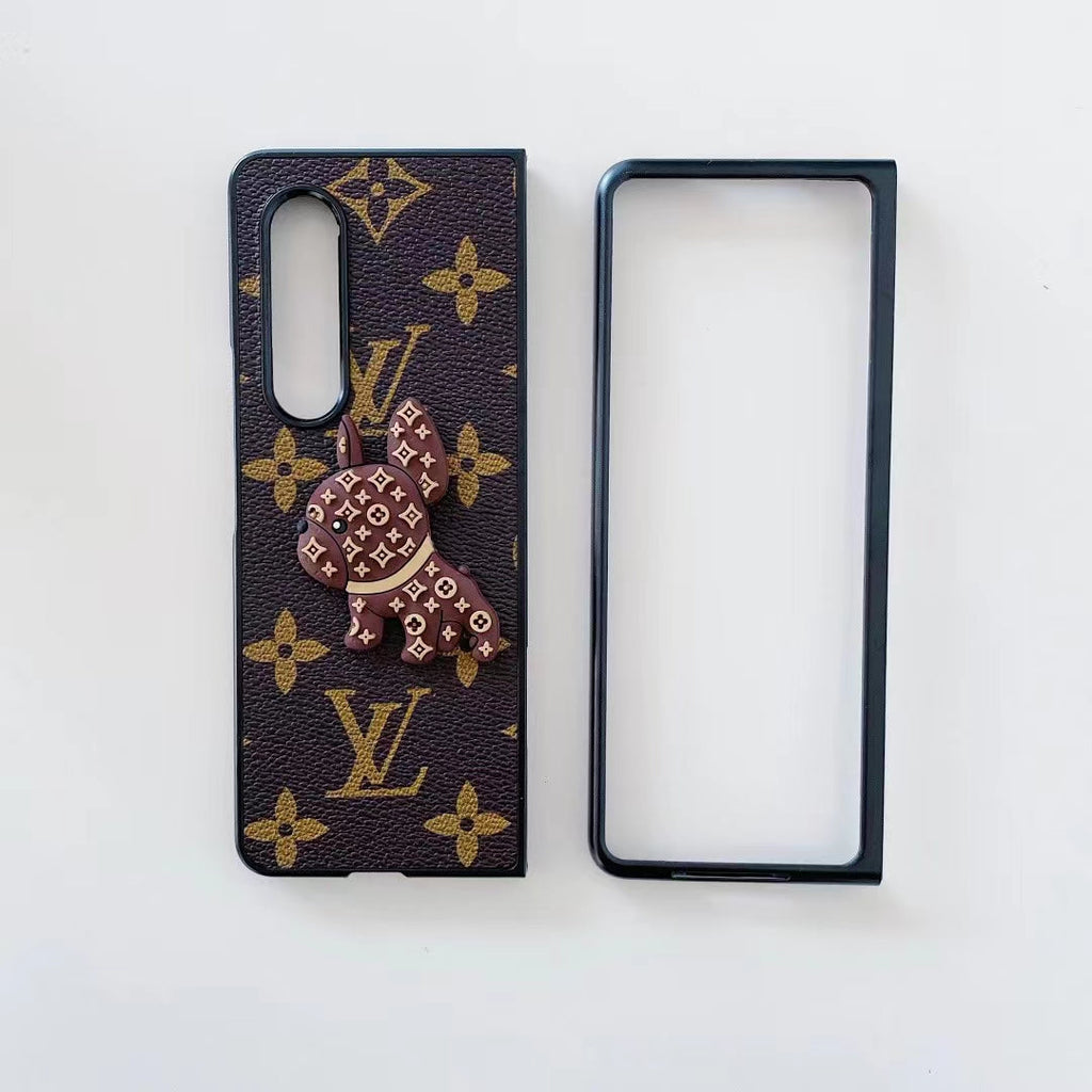 Samsung Galaxy Designer Phone Case For S20 21 22 Plus Ultra / 3D Bulldog Style