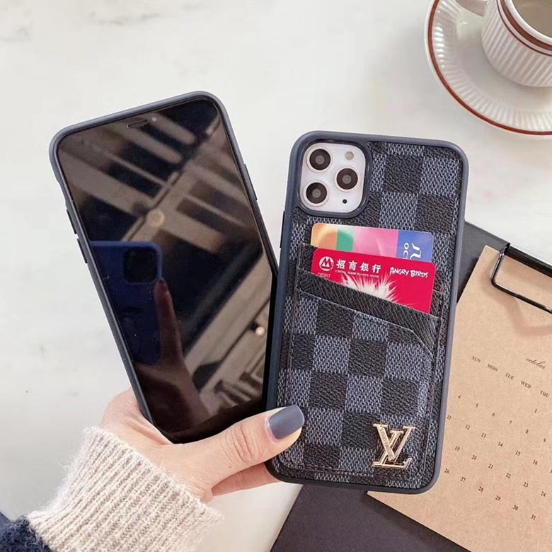 Duel Card Slot Leather Back Cover Case Iphone 11 12 13 14 15 16 Pro Max Plus