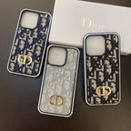 Dior Iphone Case Card Holder For 11 12 13 14 15 16 Pro Max Plus Series