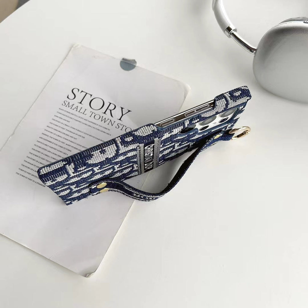Dior Phone Case Samsung Galaxy Hand Strap S22 23 24 25 26 Ultra Plus