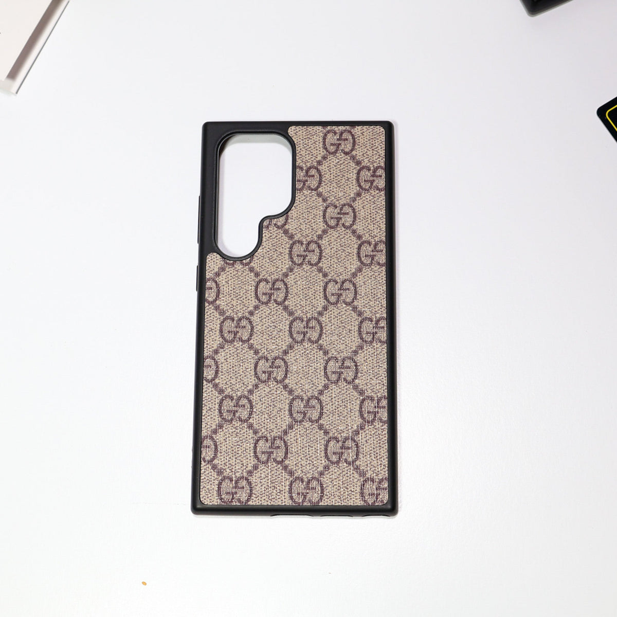 Gucci Samsung Galaxy Phone Case Card Slot For S22 23 24 25 26 Ultra Plus Series