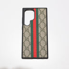 Samsung Galaxy Gucci Web Stripe Case For S22 23 24 25 26 Ultra Plus