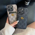 Gucci Card Holder Case Iphone 16 / 16 Pro / 16 Pro Max / 16 Plus
