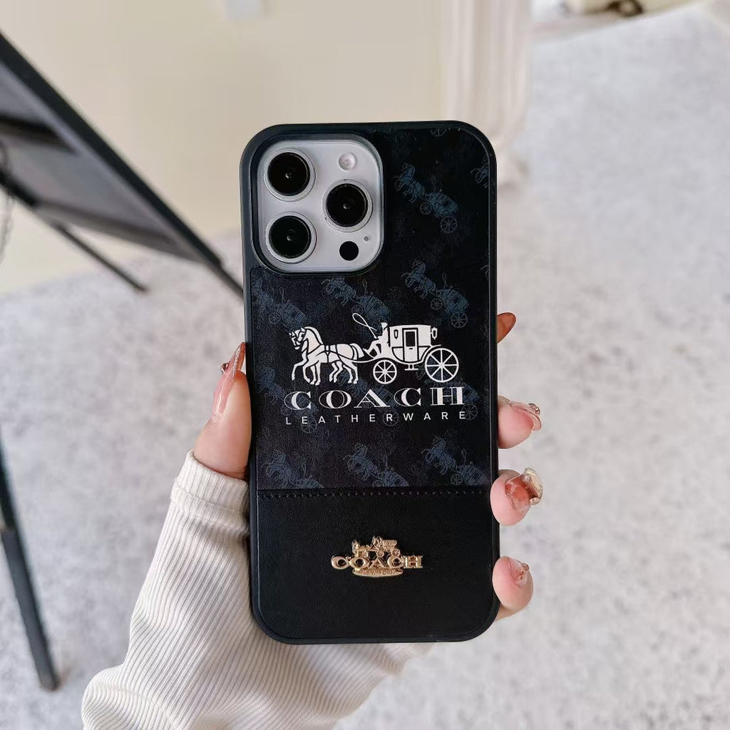 Iphone Case Coach Style For Iphone 12 13 14 15 16 Pro Max Plus