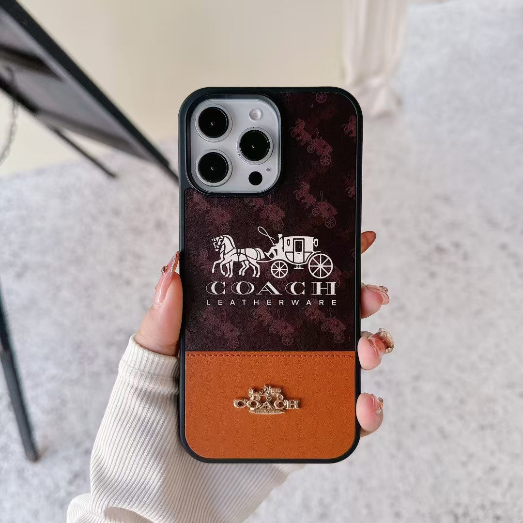 Iphone Case Coach Style For Iphone 12 13 14 15 16 Pro Max Plus