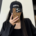 Classic Iphone Case Lv Style For 12 13 14 15 16 Pro Max Series