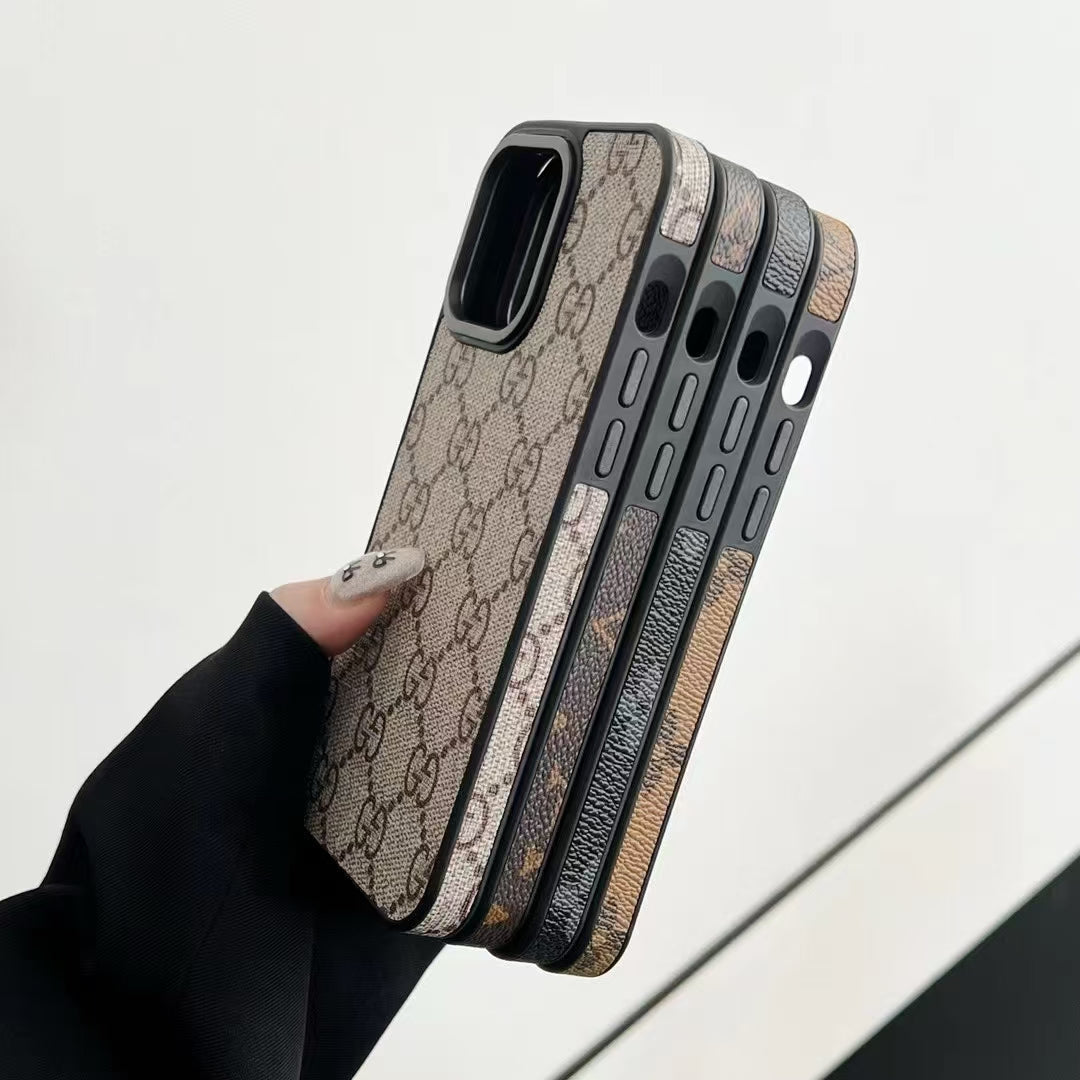 Classic Iphone Case Lv Style For 12 13 14 15 16 Pro Max Series