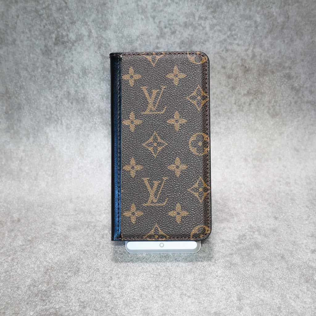 Iphone Wallet Case Lv Leather For 12-17 / Pro / Pro Max / Plus