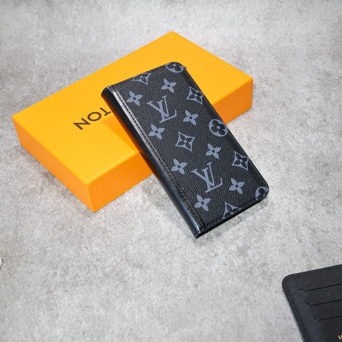 Iphone Wallet Case Lv Leather For 12-17 / Pro / Pro Max / Plus