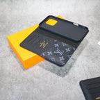 Iphone Wallet Case Lv Leather For 12-17 / Pro / Pro Max / Plus