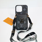 Iphone Lv Case Wallet For 12-16 / Pro / Pro Max / Plus / – Crossbody