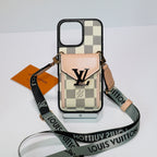 Iphone Lv Case Wallet For 12-16 / Pro / Pro Max / Plus / – Crossbody