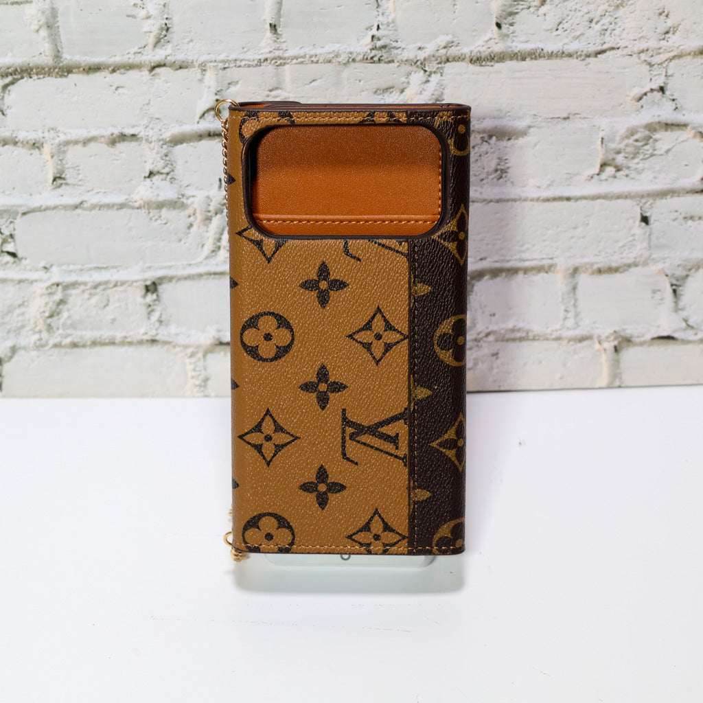 Designer Folio Phone Case Crossbody Style For 17/ Pro/ Pro Max / Air