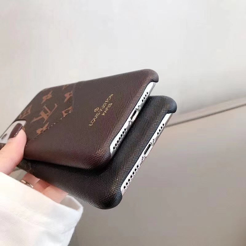 Louis Vuitton Iphone 15 16 Pro Case / Pro Max / Plus / Accent Patched Leather