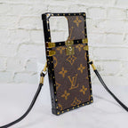 Reverse Monogram Eye Trunk Iphone Case For 11 12 13 14 15 Pro Max Plus Series