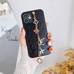 Lv Luxury Phone Case Ornament Decoration For Iphone 11 12 13 14 15 16 Pro Max Plus