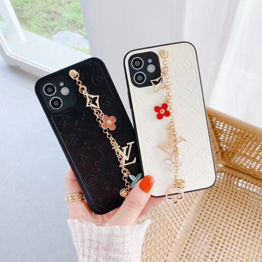 Lv Luxury Phone Case Ornament Decoration For Iphone 11 12 13 14 15 16 Pro Max Plus