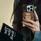 Lv Monogram Crossbody Phone Case For Iphone 11 12 13 14 15 16 Pro Max