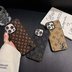 Lv Monogram Luxury Case Iphone 12 13 14 15 16 Pro Max