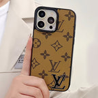 Lv Monogram Luxury Case Iphone 12 13 14 15 16 Pro Max
